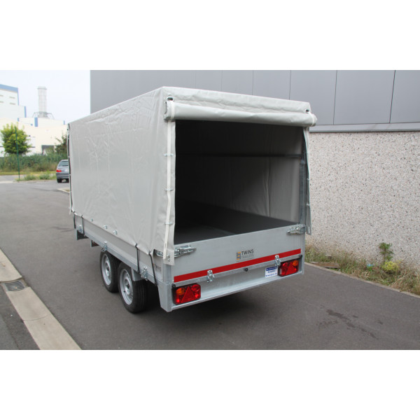 Bâche haute pour remorque TWINS 225x132
